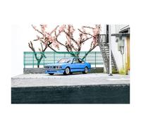 Modelo De Coche A Escala 1:64 para BMW E24 635 CSI Modelo De Coche De Aleación Azul SW Colección Temática Decoración Adornos para Fiestas Miniatura De Colección
