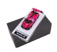 Modelo De Coche A Escala 1:64 para El Modelo De Coche De Resina Apollo Helios Colección De Vehículos para Fiestas para Adultos Miniatura De Colección(Pink)