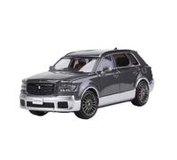 Modelo De Coche A Escala 1:64 para El SUV De Lujo Toyota Century La Mejor Colección De Adornos De Modelos De Autos De Aleación del Mundo Miniatura De Colección(Gray)
