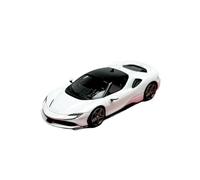 Modelo De Coche A Escala 1:64 para Ferrari SF90 Praia Grande Convertible Hardtop Supercar Simulación Resina Modelo De Coche Colección Adorno Miniatura De Colección(Style 2)