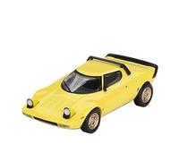 Modelo De Coche A Escala 1:64 para Lancia Stratos HF 771 Aleación Amarilla Vehículo Divertido Adornos De Escena De Fiesta Modelo De Coche Miniatura De Colección