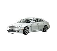 Modelo De Coche A Escala 1:64 para Mercedes-Benz CLS 63 AMG Primera Generación MK1 C219 Modelo Coche Aleación Adorno En Miniatura Colección Miniatura De Colección(White)