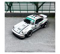 Modelo De Coche A Escala 1:64 para Porsche Singer Turbo Study 930 Exposición de Arte Adorno Decoración Modelo de Coche de Aleación Miniatura De Colección