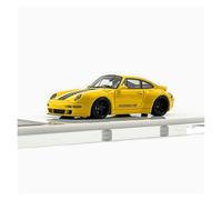 Modelo De Coche A Escala 1:64 Porsche 911 400R - Modelo De Coche De Resina Colección para El Hogar Adornos Decoración Juguete Miniatura De Colección(Yellow)