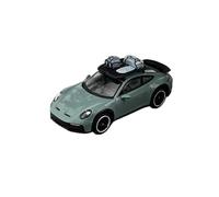Modelo De Coche A Escala 1:64 Porsche 911 992 Dakar 3.0 - Modelo De Coche De Aleación Verde Sombra Juguete De Metal para Carretera Y Calle Miniatura De Colección