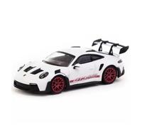 Modelo De Coche A Escala 1:64 Porsche 911 992 GT3 RS - Modelo De Coche De Aleación para Adultos Recuerdo Decoración Clásica Miniatura De Colección(White)