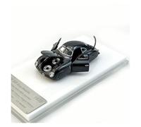 Modelo De Coche A Escala 1:64 Porsche TY64 1939 - Juguete De Fundición De Metal Aleación Gris Modelo De Coche De Simulación Completamente Abierto Miniatura De Colección