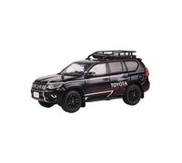Modelo De Coche A Escala 1:64 Toyota Land Cruiser Prado 150 Modelo De Coche De Aleación Prado Colección para Entusiastas Y Coleccionistas Miniatura De Colección(Black)