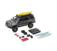 Modelo De Coche A Escala 1:64 Toyota Speedmaster Todoterreno Versión Modificada Pesada Modelo De Coche De Aleación con Accesorios Miniatura De Colección(Gray)
