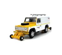 Modelo De Coche A Escala 1:76 para Land Rover Defender Railroad Trailer Jeep Modelo De Coche Aleación Simulación Adornos Coleccionables Miniatura De Colección