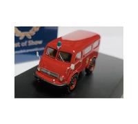 Modelo De Coche A Escala 1:87 MB Unimog 402 De Resina Modelo De Coche Colección Estática Juguetes Navideños Decorados Miniatura De Colección(Red)