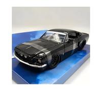 Modelo De Coche A Escala Adornos De Colección De Metal Fundido A Presión para Shelby GT500 1967 Escala 1:24 Miniatura De Colección