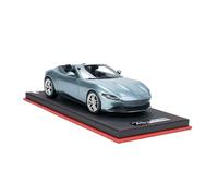 Modelo De Coche A Escala Adornos De Colección para El Ferrari Roma 2023 Deportivo Convertible Amarillo/Azul Escala 1:18 Miniatura De Colección(Blue)