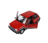 Modelo De Coche A Escala Adornos De Puerta Abatibles De Aleación Roja para Renault 5 GT Turbo MK1 MK2 (Escala 1:18) Miniatura De Colección(Red)