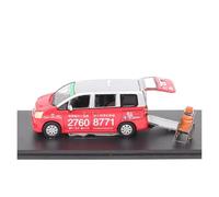 Modelo De Coche A Escala Adornos Exhibición para La Furgoneta Colección Pasatiempos Modelo Coche Sin Barreras A Escala 1:43 Taxi Resina Hong Kong Miniatura De Colección