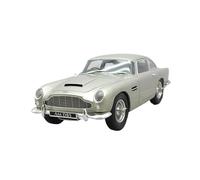 Modelo De Coche A Escala Aston Martin DB5 Deportivo Retro Plateado Escala 1:18 Modelo Totalmente Abierto para Entusiastas Y Coleccionistas Miniatura De Colección