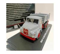 Modelo De Coche A Escala Camión Resina Man 6x6 A Escala 1/50 Modelo Coche Miniatura Juguete Estático Coleccionable Vehículo Jugar En Vacaciones Miniatura De Colección(Gray)