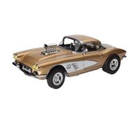 Modelo De Coche A Escala Chevrolet Corvette 1961 Modelo De Coche De Aleación Colección Estática Decorado Recuerdo Juguete Pasatiempo Escala 1:18 Miniatura De Colección