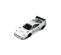 Modelo De Coche A Escala Ferrari F40 LBWK - Coche Deportivo De Aleación Modificado De Carrocería Ancha Escala 1:64 Colección Personal Miniatura De Colección(White)