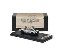 Modelo De Coche A Escala Modelo Aleación Shelby Cobra 427S/C A Escala 1/64 Decoración para Exhibir En La Colección para Aficionados A Los Coches Miniatura De Colección(Silver)
