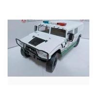 Modelo De Coche A Escala Modelo Coche Decoración Escritorio Blindado De Policía Armada De Alta Movilidad De Primera Generación A Escala 1/18 Miniatura De Colección(White)