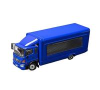 Modelo De Coche A Escala Modelo De Coche Clásico De Aleación De Escala UM para El Transporter HINO500 Elevated EVA Modelo 1/64 Recuerdo Miniatura De Colección(Blue)