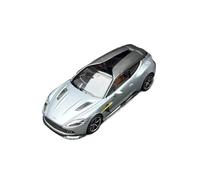 Modelo De Coche A Escala Modelo De Coche De Aleación Aston Martin Zagato Shooting Brake Color Negro para Exhibir En El Hogar Escala 1:64 Miniatura De Colección(Silver)
