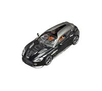 Modelo De Coche A Escala Modelo De Coche De Aleación Aston Martin Zagato Shooting Brake Color Negro para Exhibir En El Hogar Escala 1:64 Miniatura De Colección(Black)