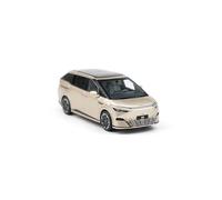 Modelo De Coche A Escala Modelo De Coche De Aleación Xiaopeng X9-Star con Adornos Dorados A Escala 1/64 Colección De Juguetes De Hobby Miniatura De Colección