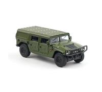 Modelo De Coche A Escala Modelo De Vehículo Todoterreno Jeep De Techo Plano De Aleación Dongfeng Warrior Hardtop De Primera Generación 1/64 Miniatura De Colección