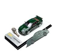 Modelo De Coche A Escala Soporte Exhibición Modelos Coche Aleación Completamente Abierto para Nissan GTR R34 Nismo Z-Tune Escala 1:64 Colección Miniatura De Colección(Green 2)