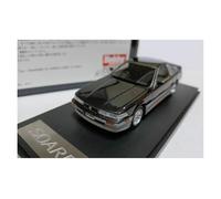 Modelo De Coche A Escala Toyota Soarer 2.0GT TwinTurbo GZ20 Mark43 Modelo De Coche Cupé De Resina A Escala 1/43 para Decoración De Escenas Miniatura De Colección(Black)