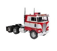 Modelo De Coche Aleación Tractor Camión Pesado K100 A Escala 1/18 Adornos Completamente Abiertos Exhibición Pasatiempos Exquisita Artesanía Decoración