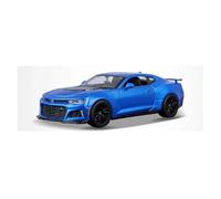 Modelo De Coche Analógico De Metal Fundido A Presión para Chevrolet Camaro ZL1 2017 Escala 1:24 Regalo(Blue)