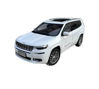 Modelo De Coche Analógico De Metal Fundido A Presión para Jeep Grand Commander SUV 1:18 Regalo(White)