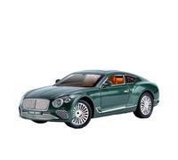 Modelo De Coche Bentley Continental GT A Escala 1:24 Fundición A Presión Interior Coleccionable Pasatiempo Regalos Navideños(Green)