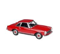 Modelo de Coche clásico de aleación de Metal Fundido a presión a Escala 1:24 para Benz 220 Classic Car(Red)