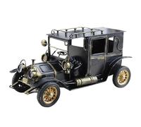 Modelo de coche clásico de hierro vintage europeo y americano, artesanía de metal, fotografía, bar,