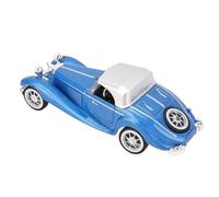 Modelo de Coche Clásico, Juguete de Vehículo Vintage de Aleación de Metal Fundido a Presión con Ruedas Móviles para Coleccionistas, Decoración del Hogar, Regalo de 5,24 PU (Azul)