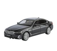 Modelo de Coche de aleación 530i 530LI a Escala 1:24, Modelo de Coche de Juguete de Metal Fundido a presión, colección de simulación de Sonido y luz.(Black)