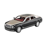 Modelo De Coche De Aleación De Metal Fundido A Presión A Escala 1:24 para Bentley Mulsanne(Black Gold)