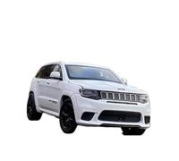 Modelo De Coche De Aleación De Metal Fundido A Presión para Jeep Grand Cherokee 1:32 Simulación De Sonido Y Luz(White)