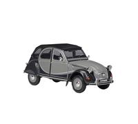 Modelo De Coche De Aleación De Simulación De Coche Clásico Citro 2cv 6 Charleston A Escala 1:24, Colección De Aficionados, Decoración del Hogar, Adornos De Metal No Control Remoto Modelos(Gray)