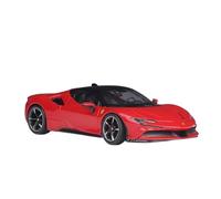 Modelo De Coche De Aleación De Simulación De Superdeportivo Ferrari SF90, Escala 1:24, Regalo De Cumpleaños, Colección De Fanáticos, Decoración Del Hogar, Adornos De Metal No Control Remoto Modelos(Ro