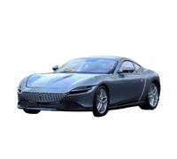 Modelo De Coche De Aleación De Simulación Ferrari Roma A Escala 1:24, Colección De Fanáticos Adornos De Metal para Decoración del Hogar No Control Remoto Modelos(Gray)