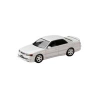 Modelo De Coche De Aleación De Simulación JDM Chaser Tourer V JZX100 A Escala 1:64 Exhibición Estática Coleccionable Miniaturas De Automoción(White)