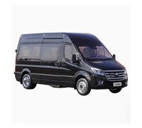 Modelo de Coche de aleación de Zinc Fundido a presión para el autobús Comercial Tianjun V6 de Nueva energía Escala 1:24 Adorno Decoración del Hogar