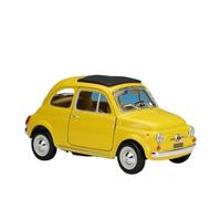 Modelo De Coche De Aleación Fiat Punto EVO 500F 1965 Escala 1:24 Fundición A Presión Sonido Analógico Y Luz Regalo