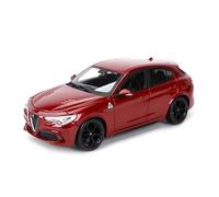 Modelo De Coche De Aleación Fundida A Presión Alfa Romeo Stelvio SUV 1:24 Simulación Estática Colección Recuerdo Decorativo