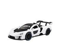 Modelo De Coche De Aleación Fundida A Presión, Vehículo De Metal, Escala 1:32, para McLaren Senna Decoración(White)